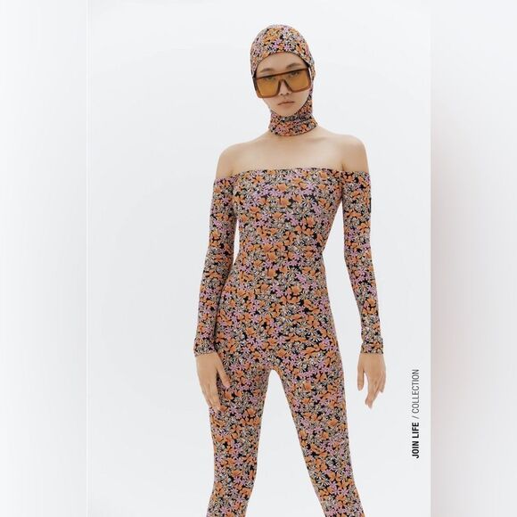 Zara x Purple Magazine Off-Shoulder Jumpsuit - Picture 2 of 8